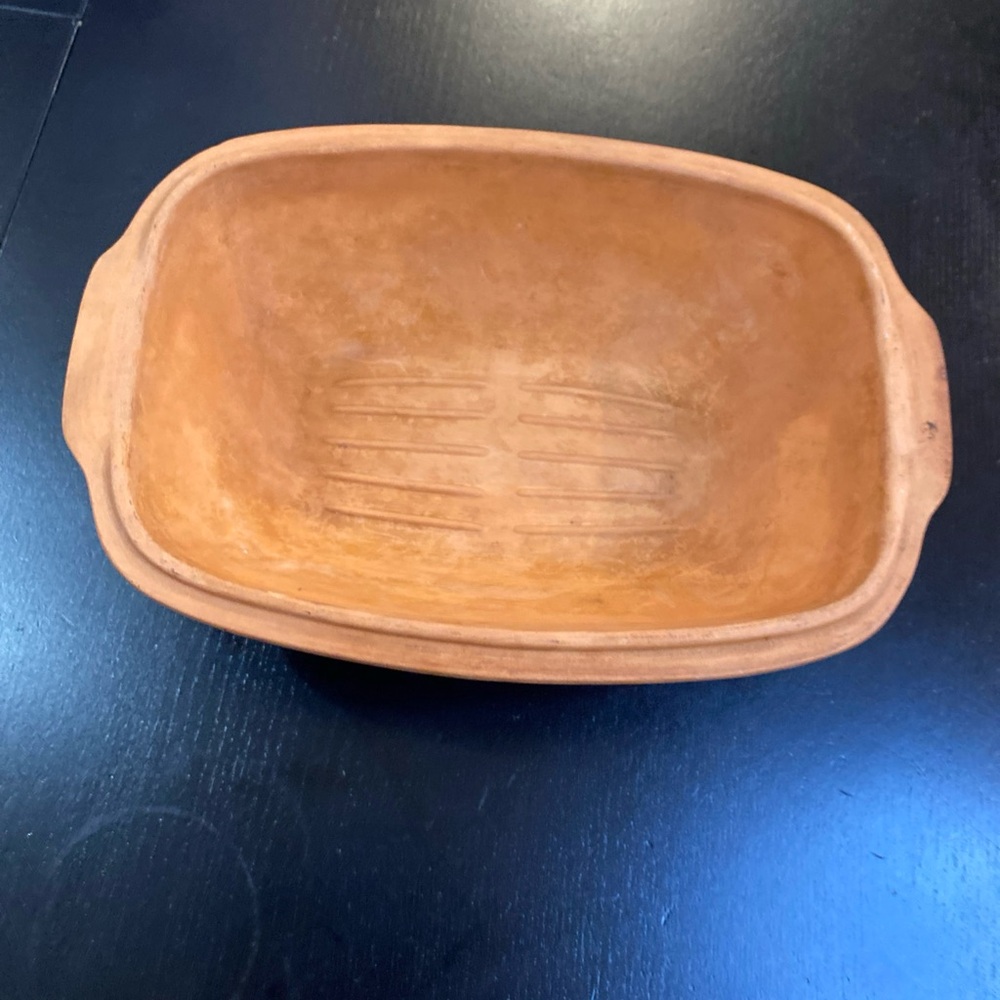 Terracotta Baking Dish vintage made in west GERMANY